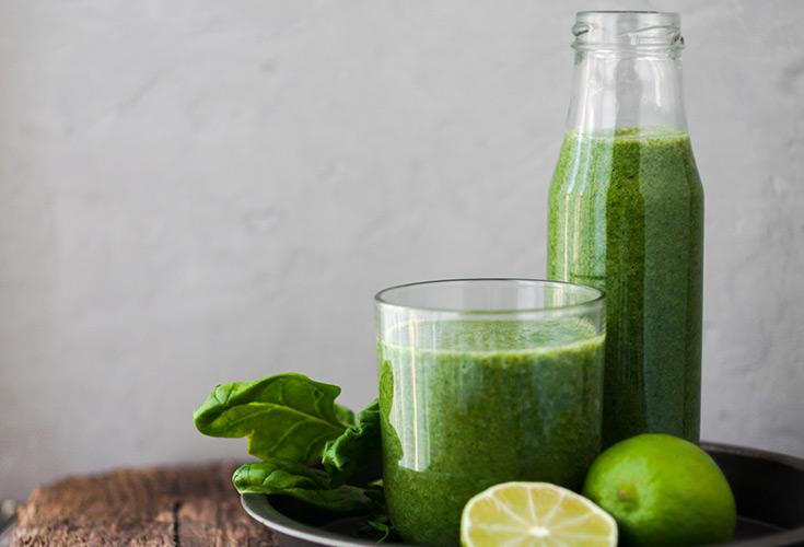 Man drikker da grøntsager