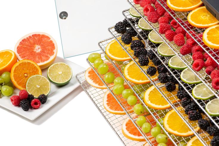 Opbevar frugt, grønt og urter med en dehydrator 