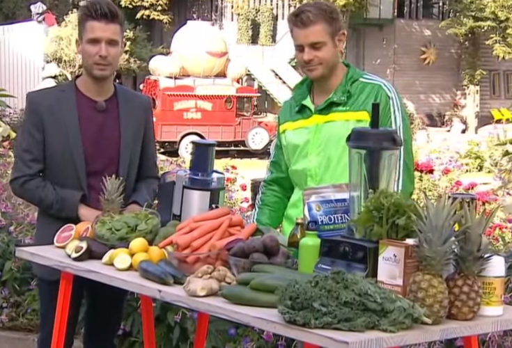 Mads Bo om juice, smoothies og træning i Go Morgen tv