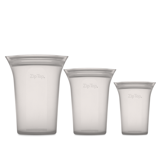 Zip Top - Kop sæt i grå 