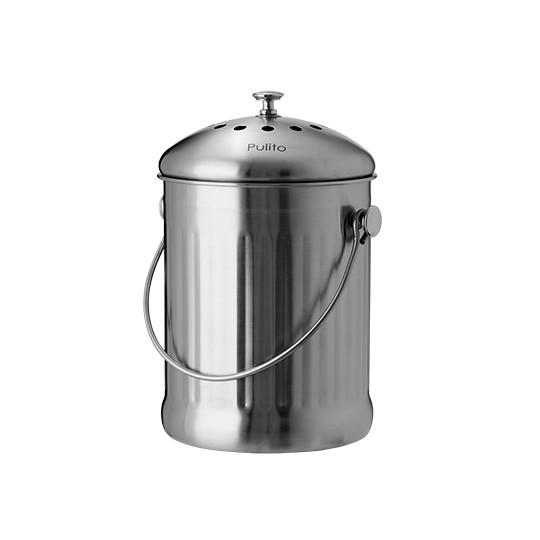 Pulito kompostspand rustfrit stål 