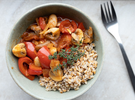 Vegansk paprikagryde 