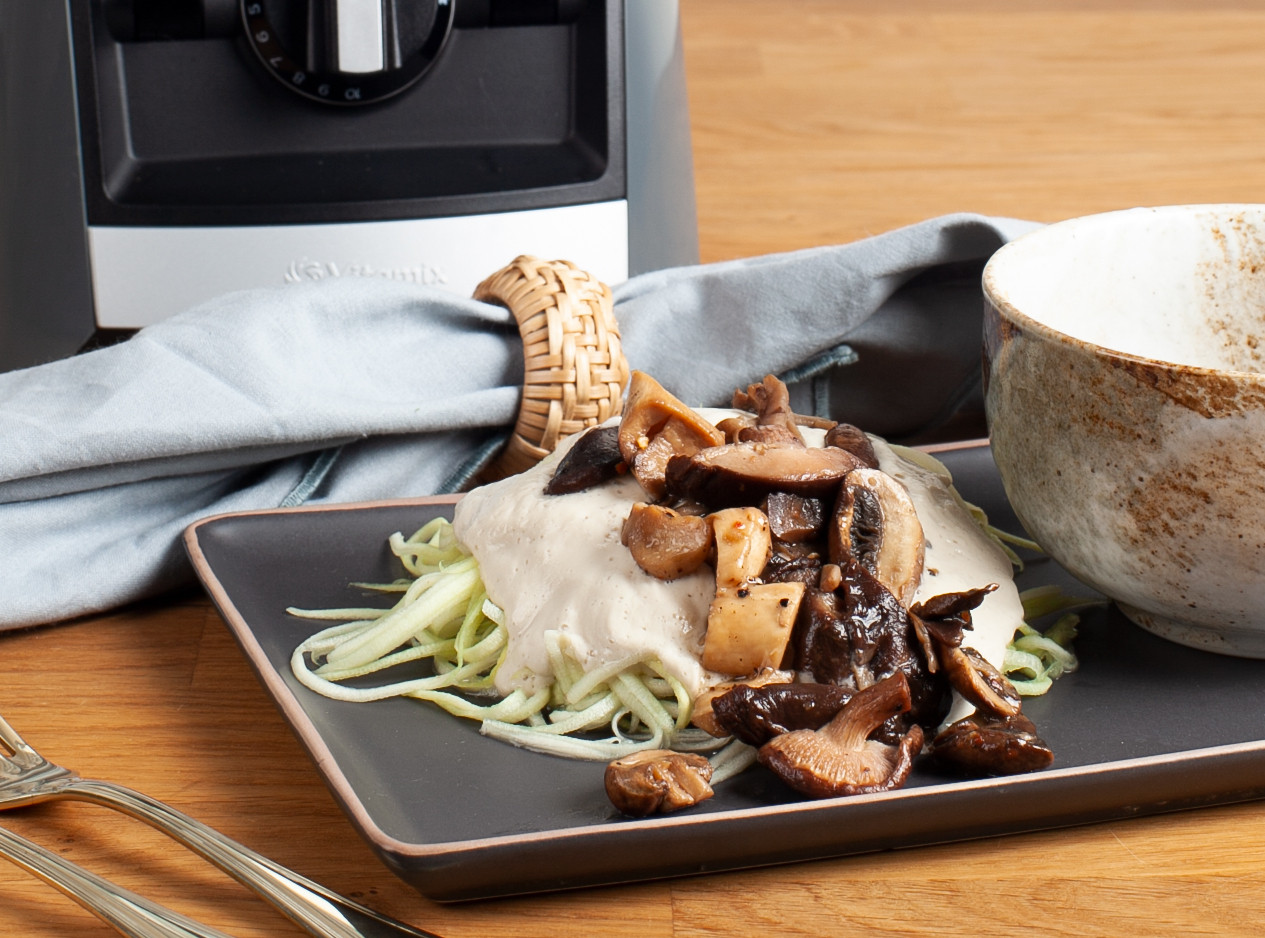 Vegansk cabonara pastasauce