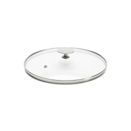 De Buyer Glas Låg med Rustfri Stål Knob Ø28 cm