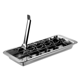 Pulito isterningbakke rustfrit stål 