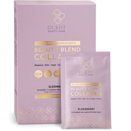 Plent Beauty Blend Collagen - Elderberry Box, 30 breve