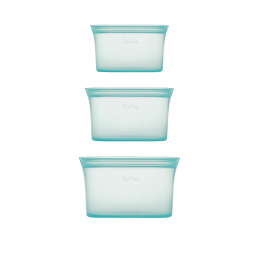 Zip Top - Beholder sæt i blågrøn 