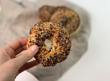Blomkålsbagel