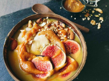 Mango og banan dessert