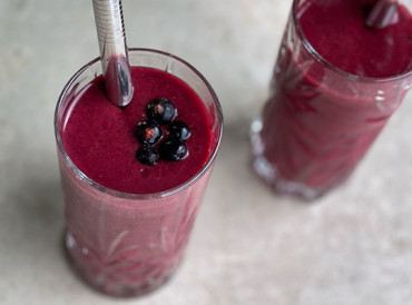 Solbærsmoothie