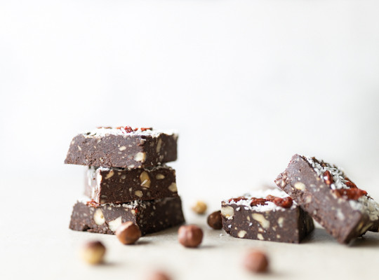 Raw food brownie