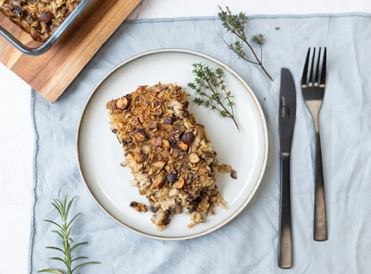 Vegansk svampe og nøddepostej