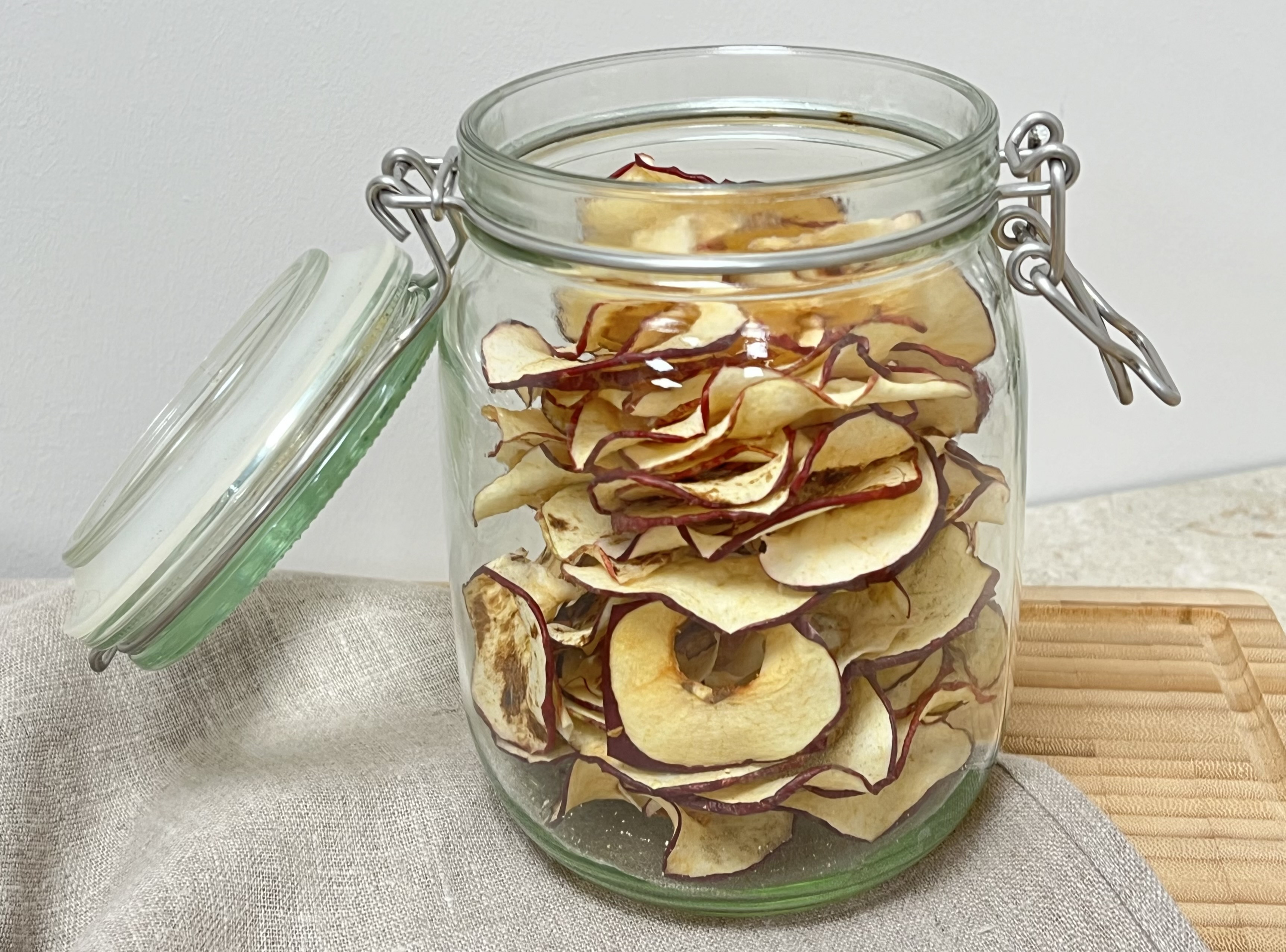 Hjemmelavet æblechips