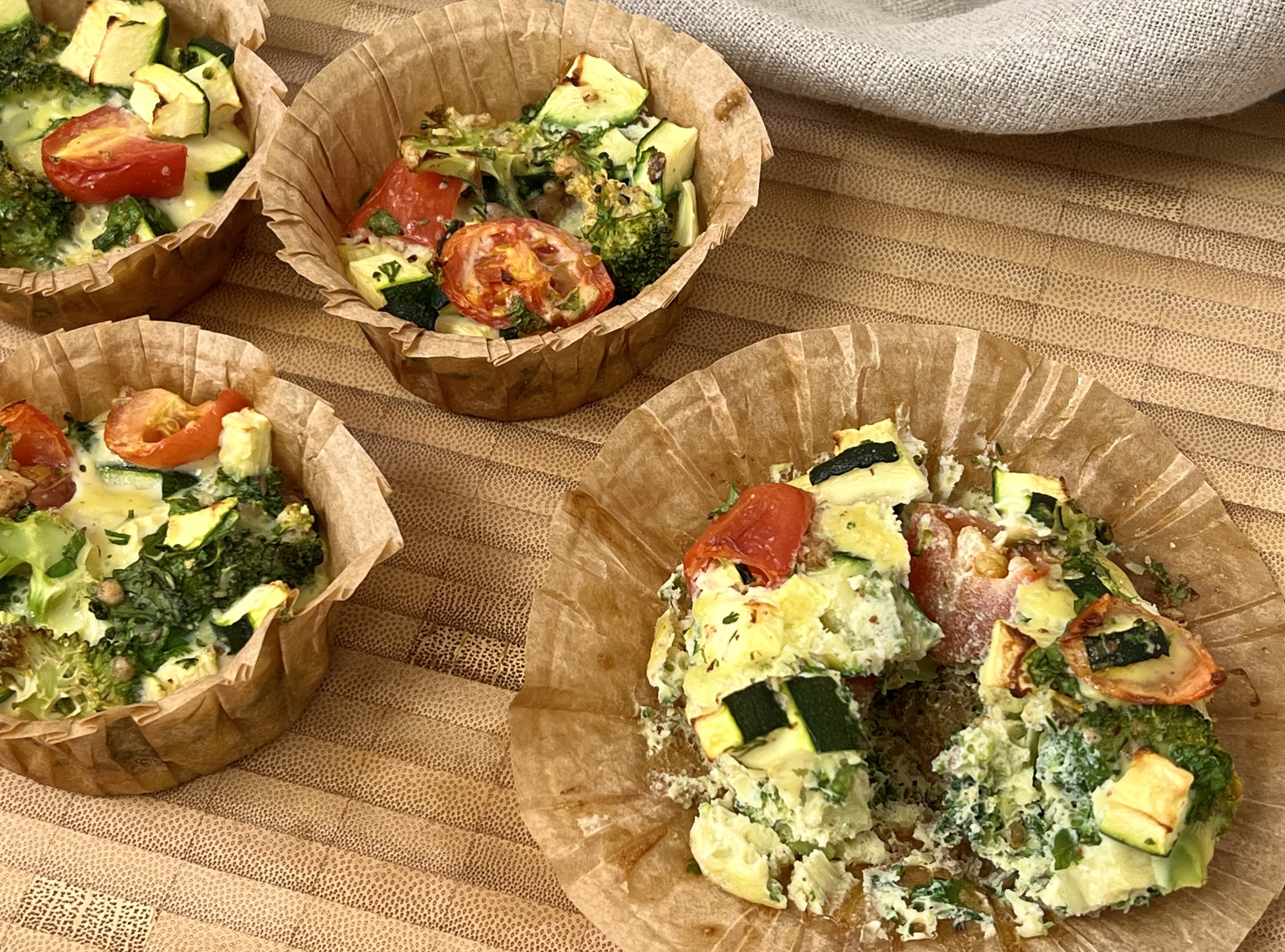 Æggemuffins med grønt