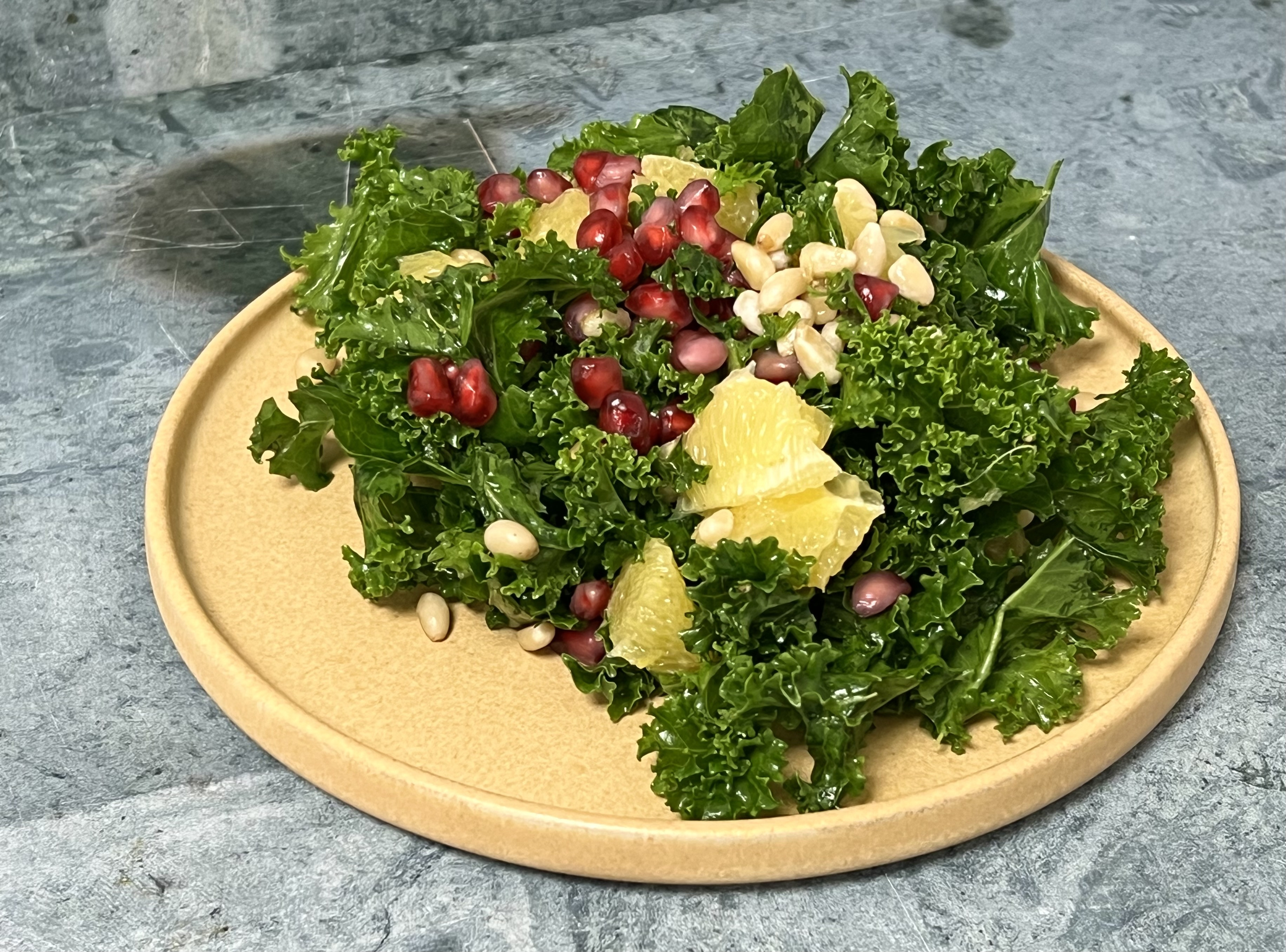 Grønkålssalat med appelsin