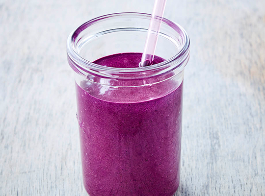 Blåbær smoothie
