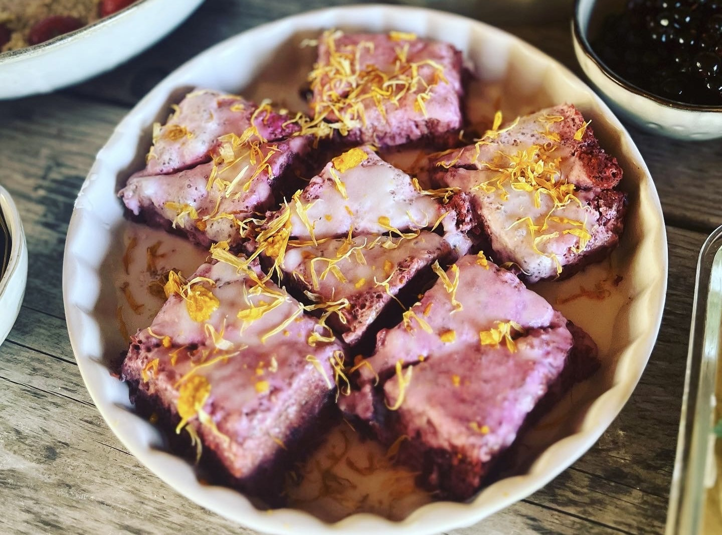 Raw cake med juice pulp