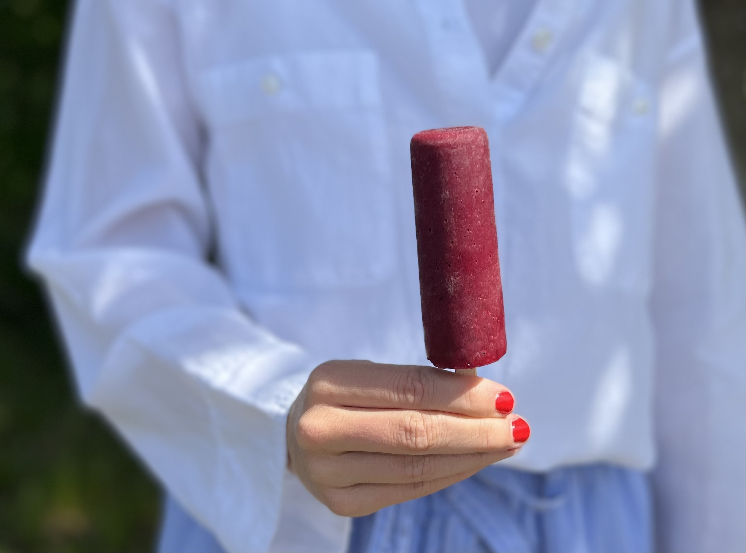 Solbær ispinde | Sund is med solbær