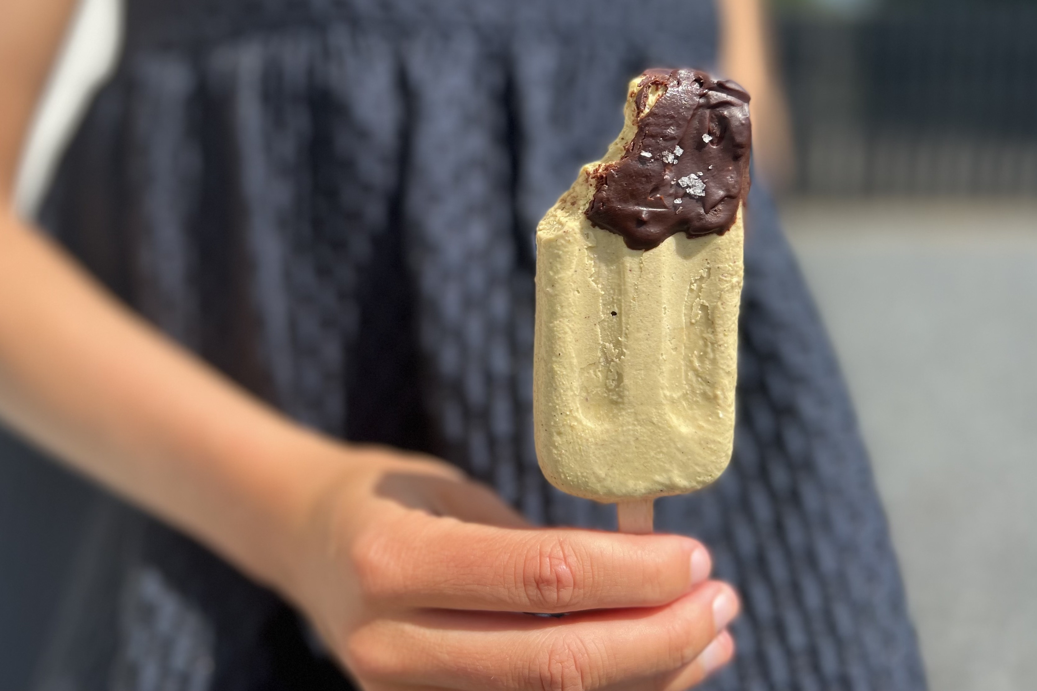 Hjemmelavet is | Pistacieis