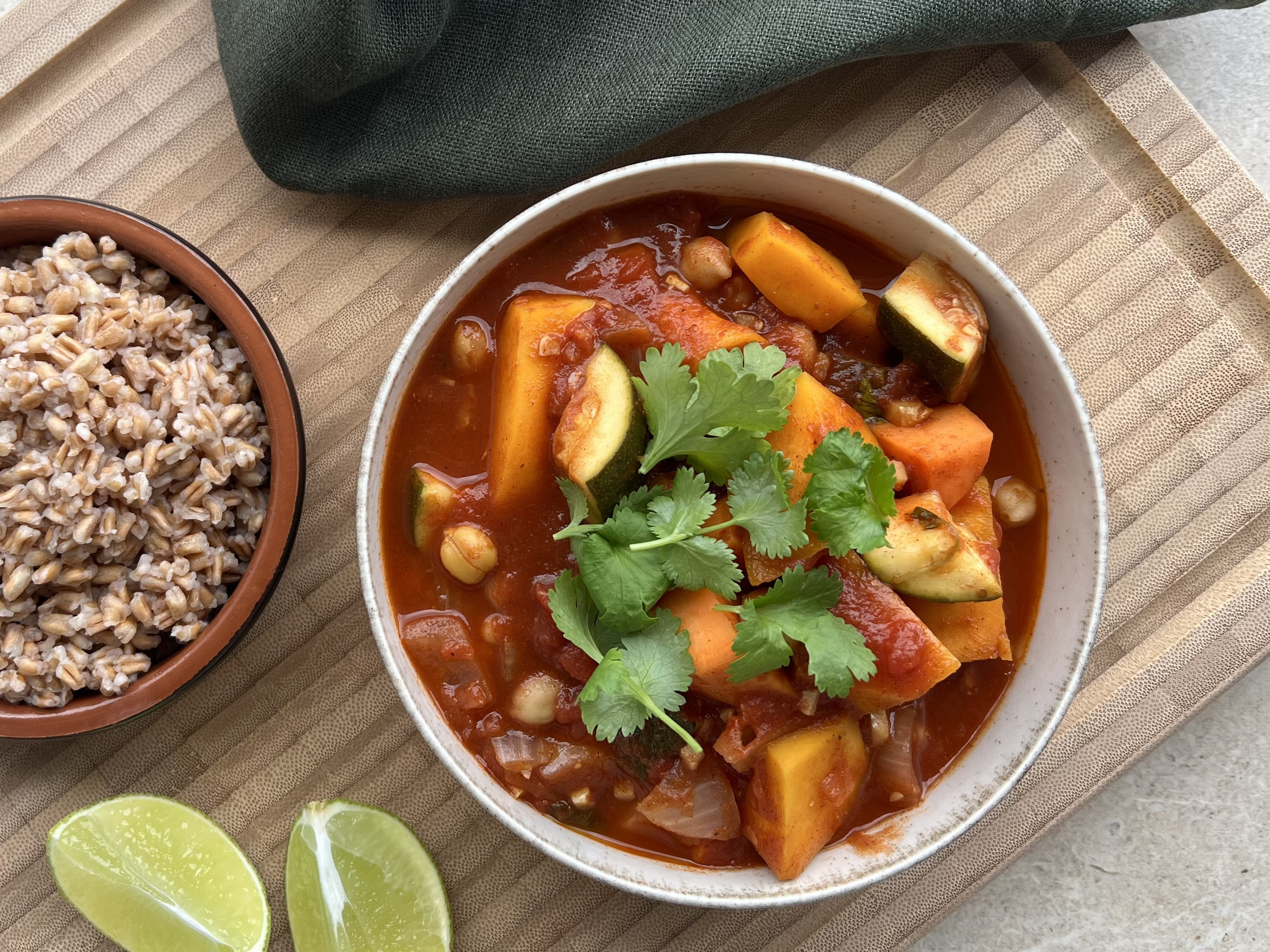 One pot marrokansk grøntsagsgryde