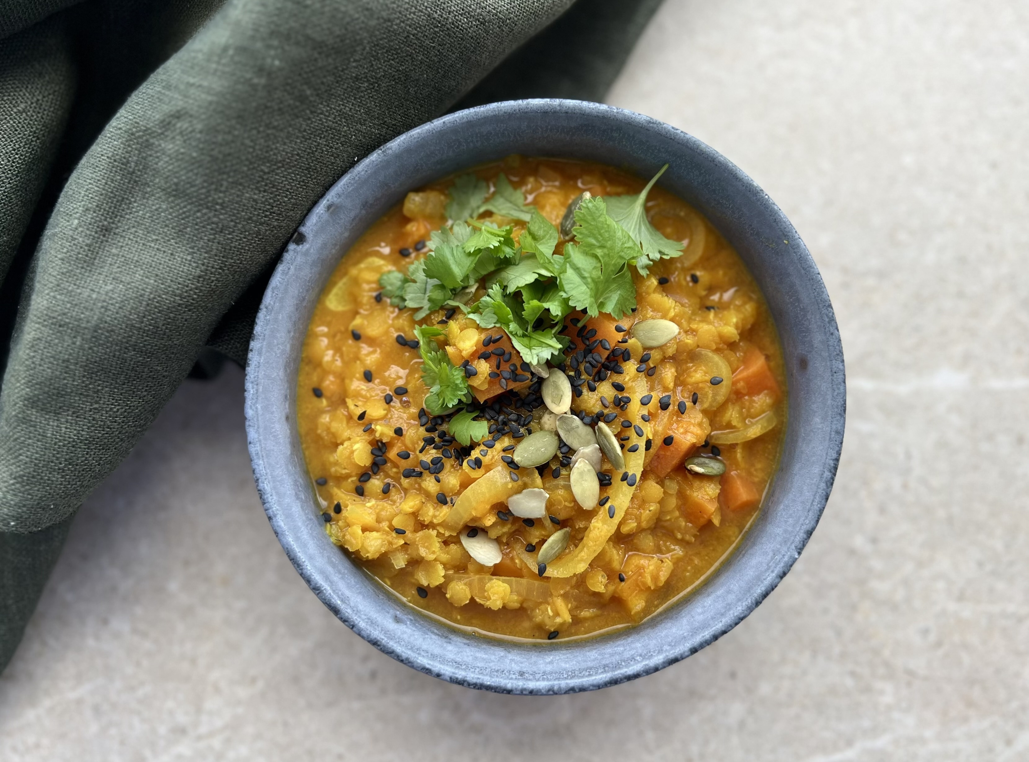 Linsegryde med karry | Vegetarret