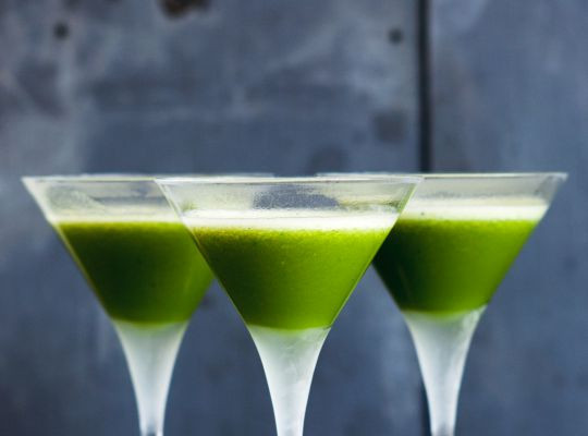 Grøn juice med chlorofyl
