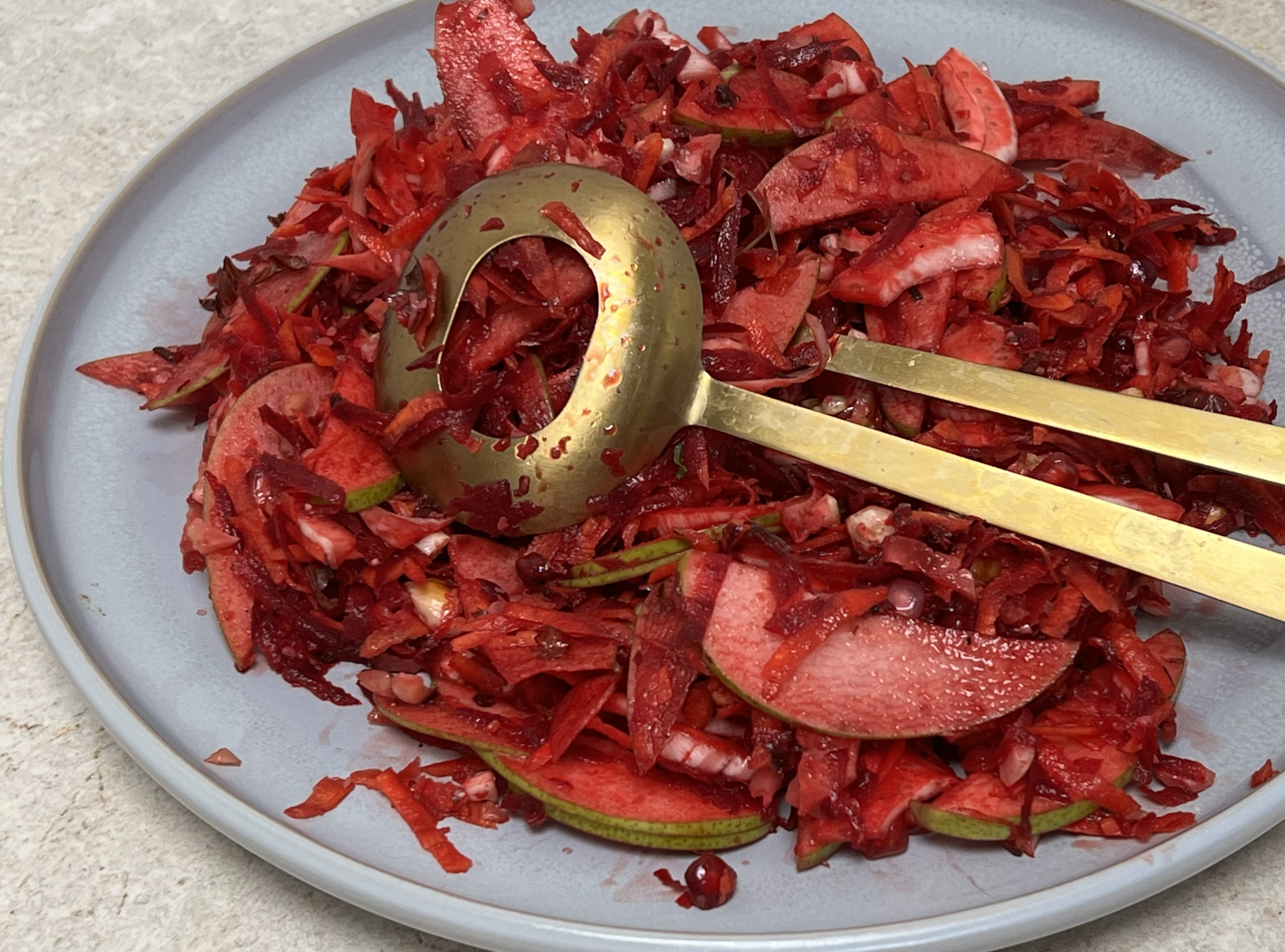 Julesalat | salat med rødbede og fennikel