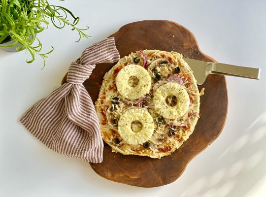 Proteinrig pizzadej