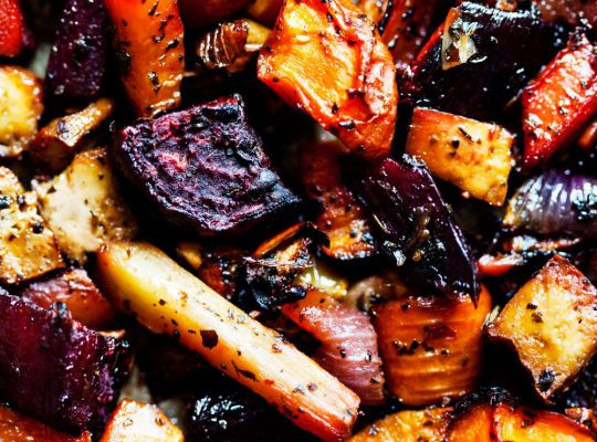 Ovnbagte rodgrøntsager