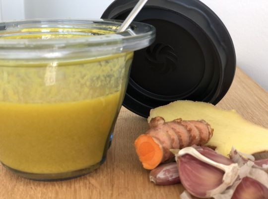 Salatdressing med ingefær