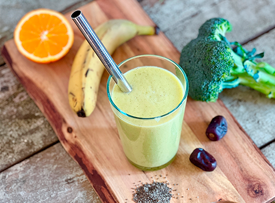 Smoothie med broccoli