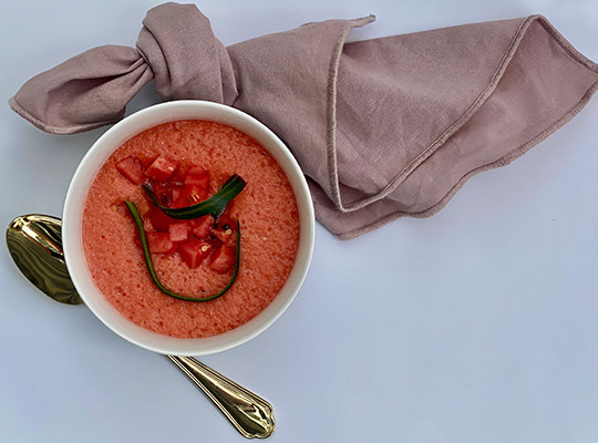 Gazpacho med vandmelon